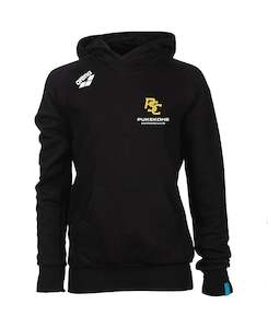 Pukekohe Swimming Club: Pukekohe Jr Hooded Panel Sweatshirt - Black