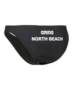 North Beach Women's Solid Team Bikini Bottom - Black