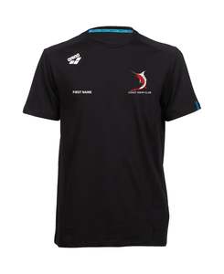 Coast Swim Club Unisex Team Panel T-Shirt - Black