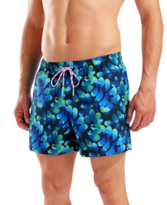 Arena Men's Water Prints Beach Shorts - Leaf