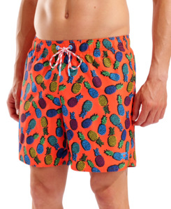 Arena Men's Water Prints Boxer Beach Shorts - Pinapples