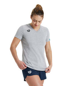 Aquabladz: Arena Team Women's Panel T-Shirt - Medium Grey Heather