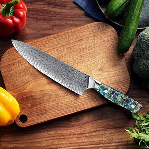 Products: Argus Abalone Handle Chefs Knife, 8″ • Argus