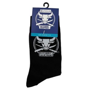 Argus Black Butchers Sock