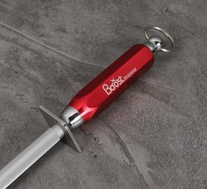 Products: Argus Sharpening Steel, Red, 12" Round • Argus