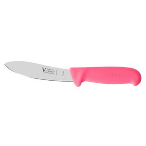 Victory Knives Skinning Knife, Round Tip, Pink, 13cm • Argus