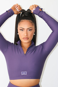 Winter 21: Crop Long Sleeve - Lunar