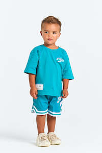 Aria Junior: Junior Baller Shorts - Teal