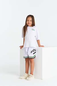 Aria Junior: Junior Baller Shorts - Cloud