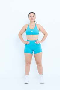 Limitless Sports Bra - Cyan