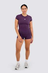 All Tops: Essentials Active Tee - Mauve