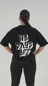 Tees: No Days Off Tee - White