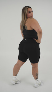 Essentials Mid Shorts w/ Pockets- Onyx