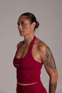 Aura Seamless Halter Tank - Siren