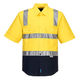 Hi-Vis Two Tone Regular Weight Shirt with Tape over Shoulder - MS102 Aria Discount