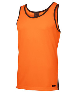 Products: JB's Hi Vis 4602.1 Contrast Singlet 6HCS4 Aria Discount