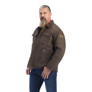 Mens Work: Rebar DuraCanvas Sherpa-Lined Coat