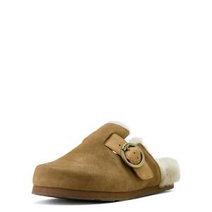Womens English Footwear: Country Mule Sherpa
