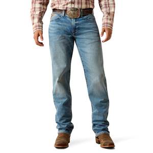 Denim: M2 Traditional Relaxed Cameron Boot Cut Jeans