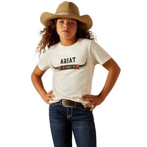 Kids Western: Ariat Bull Horns T-Shirt