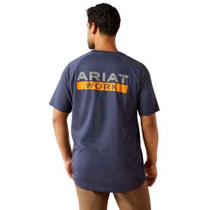 Mens Work: Rebar Cotton Strong Logo T-Shirt