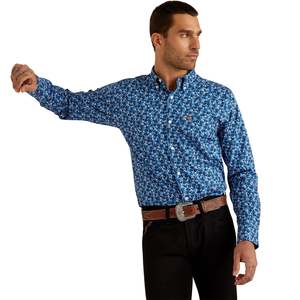 Mens Clearance: Wrinkle Free Brighton Fitted Shirt