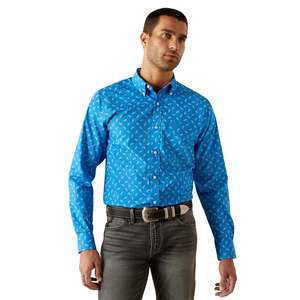 Mens Clearance: Wrinkle Free Blaze Fitted Shirt