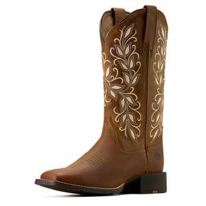 Western Footwear: Round Up Holly Wide Square Toe Western Boot