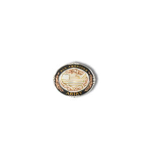 Mens Accessories: Oval All American Ariat Buckle
