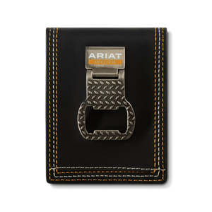 Bi-Fold Bottle Opener Money Clip Work Wallet