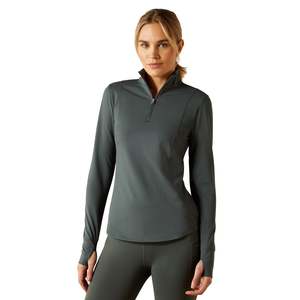 Womens English: Gridwork 2.0 1/4 Zip Baselayer
