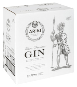 Gin: ARIKI GIN - 6 x 700ml Box