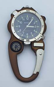 Designer Watch Collection: ONTIME KARABINER UNISEX WATCH TORCH COMPASS