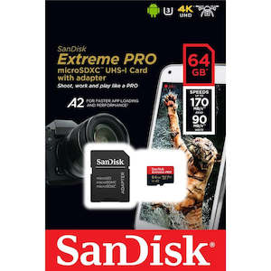 Memory Cards: Sandisk Micro SD Card Extreme Pro - 32GB-256GB
