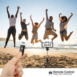 Selfie Sticks: Dispho Bluetooth Tripod Selfie Stick - Black or White