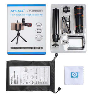 Apexel 4 in 1 Telephoto Kit