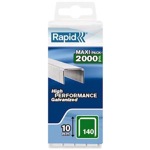 Rapid Staples 140/10 2000pcs Plastic Box