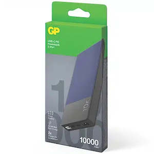 Power Banks: GP 10000mAh Power Bank – 3-Port – Type-C PD