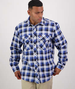 Swanndri Egmont Full Button Cotton Shirt - Mix & Match Two for $70!