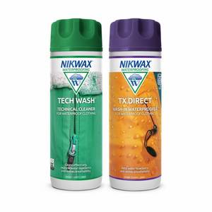 Waterproofing: Nikwax Tech Wash + TX Direct Wash-In (300ml)