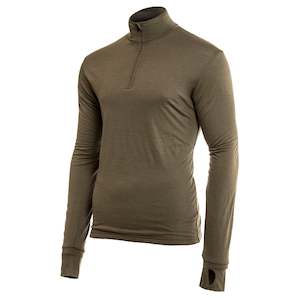 Top: LYNX - Lined Long Sleeve Zip Top