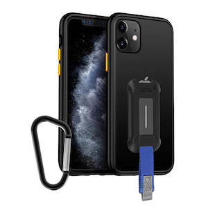 Iphone 11: GX-IPH-11-BK | iPhone 11 Case 6.1 | Ultra Slim Hyper Shockproof Case w/ X-Mount & Carabiner -Black