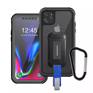 Iphone 11: MX-IPH-11 | IPHONE 11 6.1 WATERPROOF CASE | IP68 SHOCK & WATER PROOF COVER W/ X-MOUNT & CARABINER