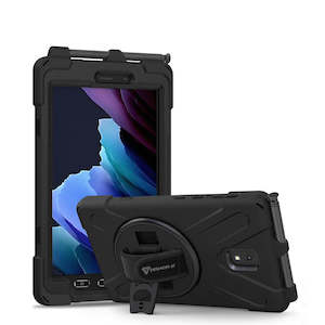 Samsung Galaxy Tab Active Series: JLN-SS-T570 | Samsung Galaxy Tab Active 3 T570 T575 T577 | Ultra 3 layers shockproof rugged case with hand strap & kick-stand & pen holder