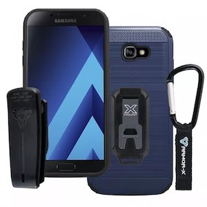 Samsung Galaxy A Series: CX-A7_7-NY | SAMSUNG GALAXY A7 ( 2017 ) A720F | SHOCKPROOF RUGGED CASE + CARABINER