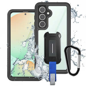 Samsung: Samsung Galaxy S24 FE SM-S721 Waterproof Case | IP68 shock & water proof Cover w/ X-Mount & Carabiner