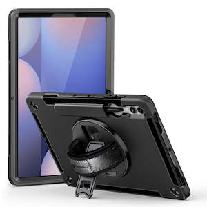 Samsung: Samsung Galaxy Tab S10+ Case | Rainproof Rugged with Strap & Kickstand