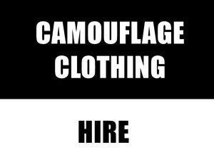 Camouflage Clothing Hire