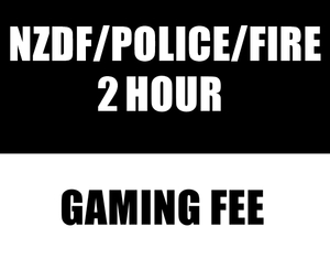 NZDF/Police/Fire Service Discounted 2 Hour Gaming Fee