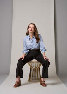 Eton Shirt Blue Stripe